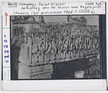 Vorschaubild Saint Dizier, SArkophag der Heiligen Dizier und Regenfrid (Ende 7. Jhd.) Diasammlung